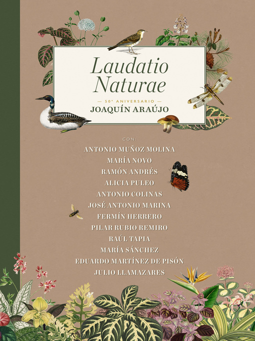 Detalles del título Laudatio naturae de joaquín Araújo - Lista de espera